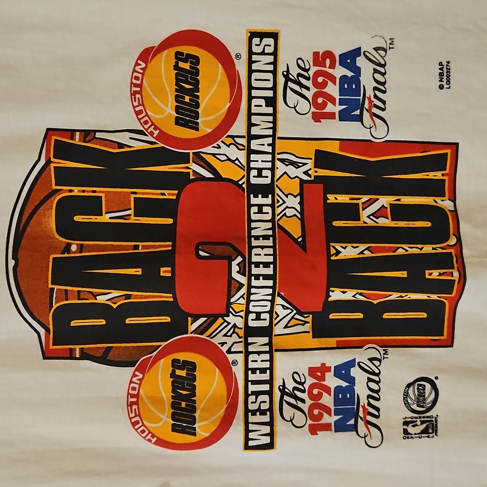 Houston Rockets Back To Back Sestern Conference Championsl 1994-5 - Picture 2 of 4